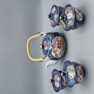 Vintage Japanese Tea Pot And cup set